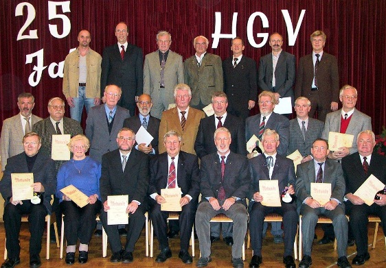 Gründungsmitglieder des HGV